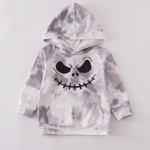 Nightmare Before Christmas Jack Tie Dye Hooded Hoodie Shirt